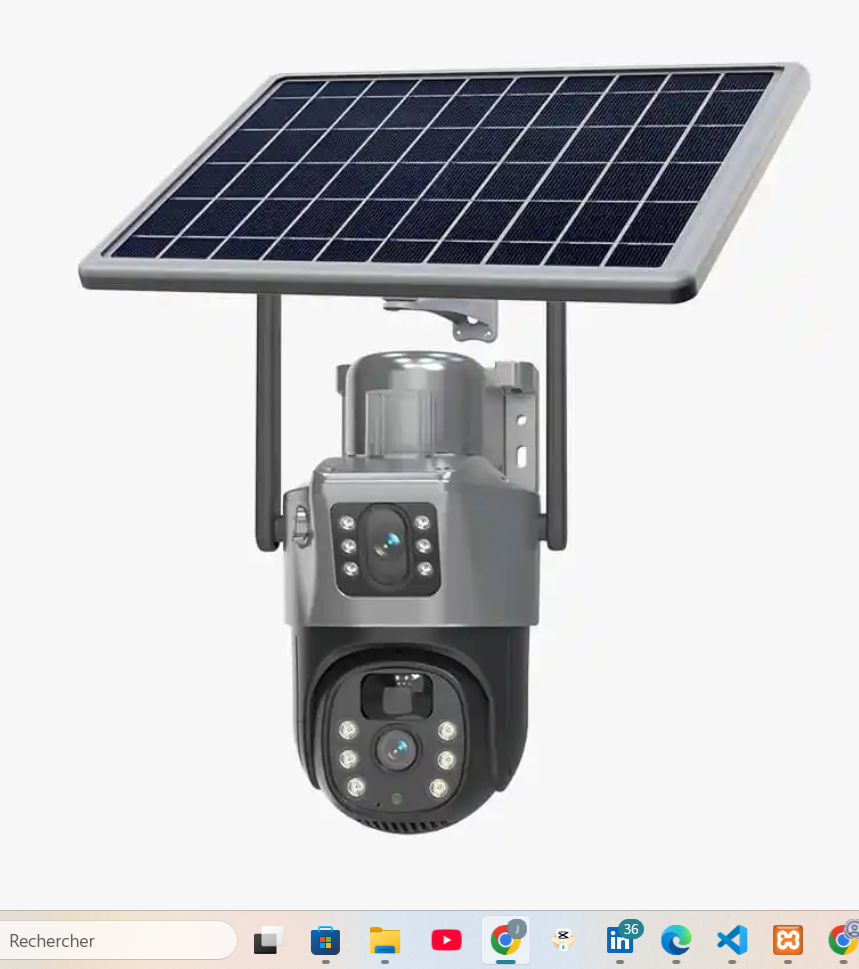 HD DUAL LENS SOLAR PTZ CAMERA  4G